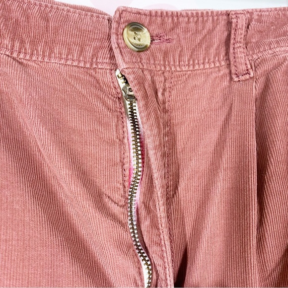 American Eagle Outfitters AEO High Waist Paper Bag Waist Soft Corduroy Pants 4 - Picture 4 of 11